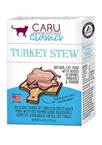 12/5.5oz. Caru Cat Turkey Stew - Health/First Aid